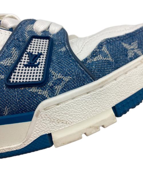 LOUIS VUITTON（ルイ ヴィトン）LOUIS VUITTON (ルイ ヴィトン) LVトレイナー ブルー サイズ:8の古着・服飾アイテム