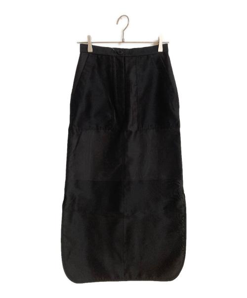 Noble（ノーブル）Noble (ノーブル) ミルキーシアーロングスカート ブラック サイズ:36 未使用品の古着・服飾アイテム