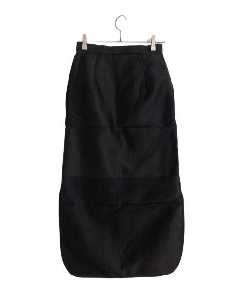 Noble（ノーブル）Noble (ノーブル) ミルキーシアーロングスカート ブラック サイズ:36 未使用品の古着・服飾アイテム