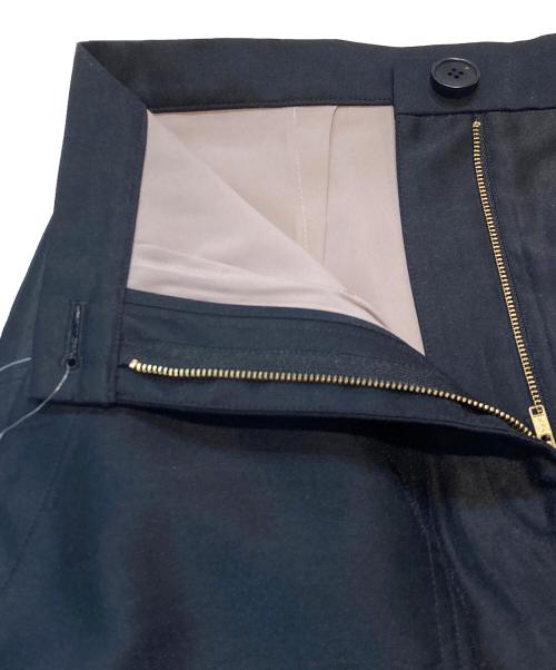 Noble（ノーブル）Noble (ノーブル) ミルキーシアーロングスカート ブラック サイズ:36 未使用品の古着・服飾アイテム