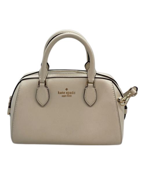 Kate Spade（ケイトスペード）Kate Spade (ケイトスペード) マディソンダッフルクロスボディバッグ ホワイトの古着・服飾アイテム