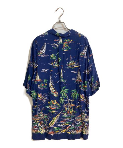 POLO RALPH LAUREN（ポロ・ラルフローレン）POLO RALPH LAUREN (ポロ・ラルフローレン) CALDWELL オープンカラーシャツ ネイビー サイズ:XLの古着・服飾アイテム