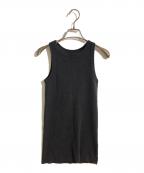 MUSE de Deuxieme Classeミューズ ドゥーズィエム クラス）の古着「LOREL RIB タンクトップ」｜グレー