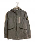 STONE ISLANDストーンアイランド）の古着「Metal Flock Hooded Jacket/メタル フロック フーデッド ジャケット」｜グリーン