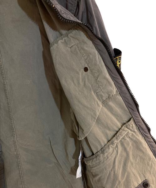 STONE ISLAND（ストーンアイランド）STONE ISLAND (ストーンアイランド) Metal Flock Hooded Jacket/メタル フロック フーデッド ジャケット グリーン サイズ:Sの古着・服飾アイテム