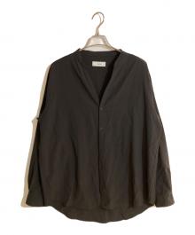 MARKA（マーカ）の古着「バンドカラー スキッパーシャツ」｜ブラウン