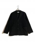 MARKAマーカ）の古着「LAPELLESS JACKET 2」｜ブラック