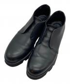 PADRONEパドローネ）の古着「インステップゴアショートブーツ」｜ブラック