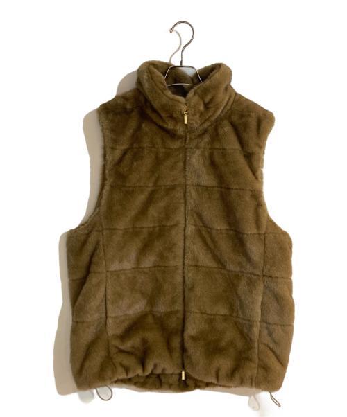 BARNYARDSTORM（バンヤードストーム）BARNYARDSTORM (バンヤードストーム) ミンクライクベスト ブラウン サイズ:FREEの古着・服飾アイテム