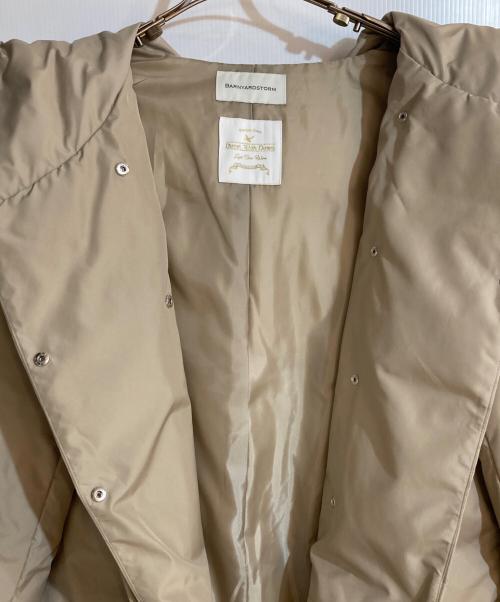 BARNYARDSTORM（バンヤードストーム）BARNYARDSTORM (バンヤードストーム) スナップボタンショートダウンジャケット ベージュの古着・服飾アイテム