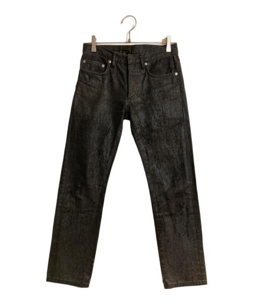 DIOR HOMME（ディオール オム）DIOR HOMME (ディオール オム) 07AW ラスター-コーティング加工 デニム パンツ ブラック サイズ:W27の古着・服飾アイテム