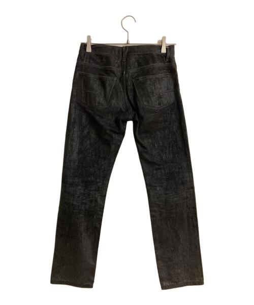DIOR HOMME（ディオール オム）DIOR HOMME (ディオール オム) 07AW ラスター-コーティング加工 デニム パンツ ブラック サイズ:W27の古着・服飾アイテム