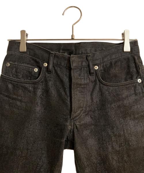 DIOR HOMME（ディオール オム）DIOR HOMME (ディオール オム) 07AW ラスター-コーティング加工 デニム パンツ ブラック サイズ:W27の古着・服飾アイテム