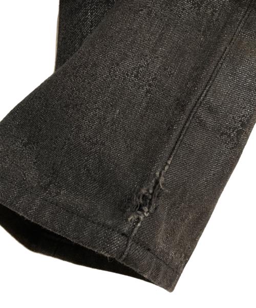 DIOR HOMME（ディオール オム）DIOR HOMME (ディオール オム) 07AW ラスター-コーティング加工 デニム パンツ ブラック サイズ:W27の古着・服飾アイテム