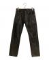 DIOR HOMME（ディオール オム）の古着「07AW ラスター-コーティング加工 デニム パンツ」｜ブラック