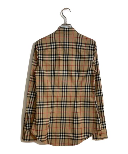 BURBERRY LONDON ENGLAND（バーバリー ロンドン イングランド）BURBERRY LONDON ENGLAND (バーバリー ロンドン イングランド) クラシックノバチェックシャツ ブラウン サイズ:36の古着・服飾アイテム
