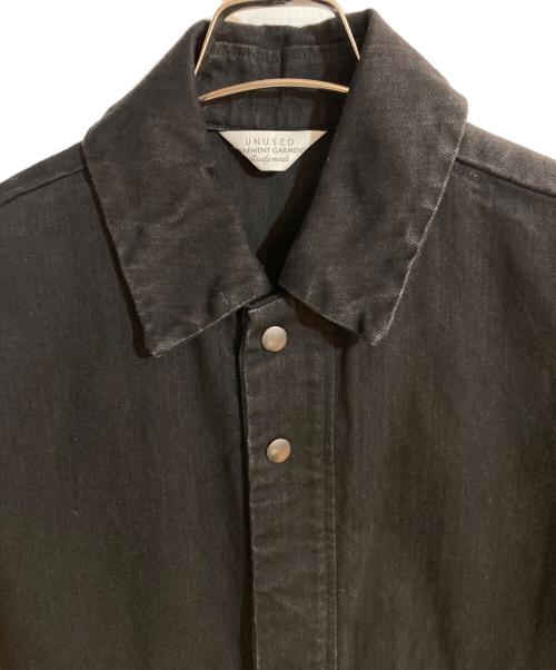 UNUSED（アンユーズド）UNUSED (アンユーズド) 14oz denim jacket/デニムジャケット ブラック サイズ:Ｌの古着・服飾アイテム