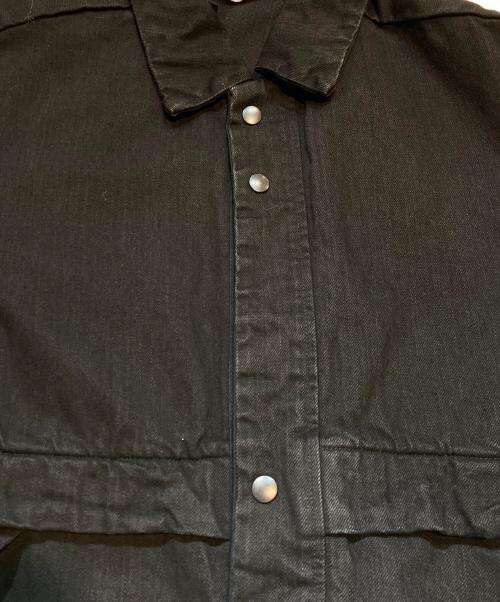 UNUSED（アンユーズド）UNUSED (アンユーズド) 14oz denim jacket/デニムジャケット ブラック サイズ:Ｌの古着・服飾アイテム