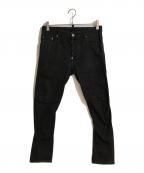 DSQUARED2ディースクエアード）の古着「Black Bull Tidy Biker Denim Jeans」｜ブラック