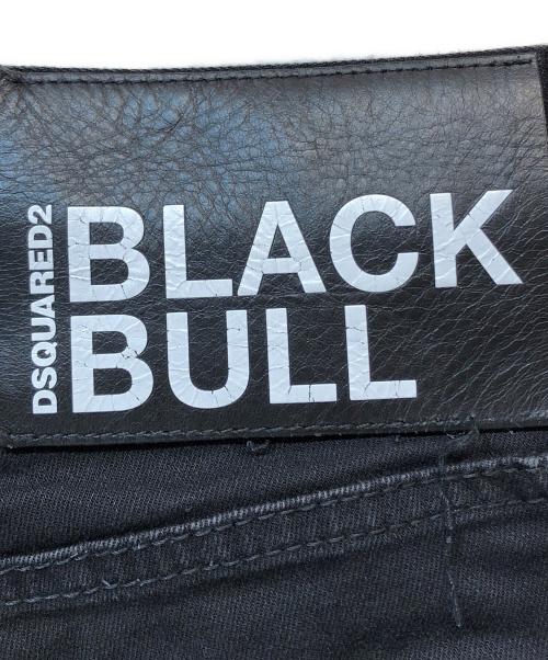 DSQUARED2（ディースクエアード）DSQUARED2 (ディースクエアード) Black Bull Tidy Biker Denim Jeans ブラック サイズ:Mの古着・服飾アイテム