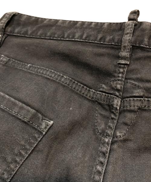DSQUARED2（ディースクエアード）DSQUARED2 (ディースクエアード) Black Bull Tidy Biker Denim Jeans ブラック サイズ:Mの古着・服飾アイテム