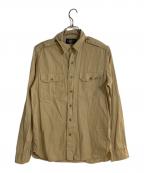 RRLダブルアールエル）の古着「New Military Pocket Shirt」｜ベージュ