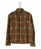 RRLダブルアールエル）の古着「プレイドチェックシャツ」｜グリーン