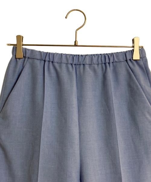 mizuiro-ind（ミズイロインド）mizuiro-ind (ミズイロインド) イージーワイドテーパードパンツ スカイブルー サイズ:FREE 未使用品の古着・服飾アイテム