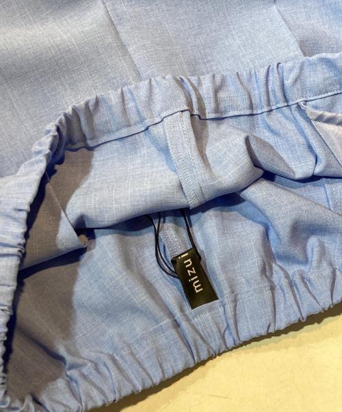 mizuiro-ind（ミズイロインド）mizuiro-ind (ミズイロインド) イージーワイドテーパードパンツ スカイブルー サイズ:FREE 未使用品の古着・服飾アイテム