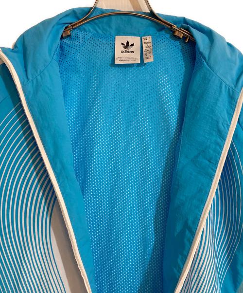 adidas（アディダス）adidas (アディダス) NTS Radio (NTSラジオ) Allover Print SST Track Top/ スカイブルー サイズ:Mの古着・服飾アイテム