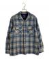 PENDLETON（ペンドルトン）の古着「オープンカラーウールシャツ」｜ブルー