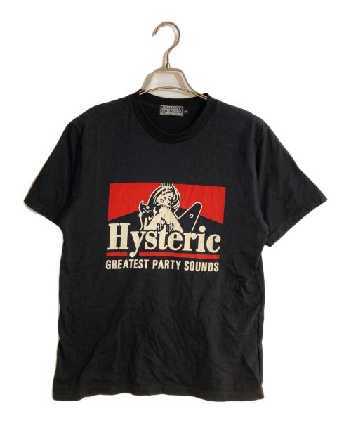 Hysteric Glamour（ヒステリックグラマー）Hysteric Glamour (ヒステリックグラマー) GREATEST PARTY SOUNDS T ブラック サイズ:Mの古着・服飾アイテム