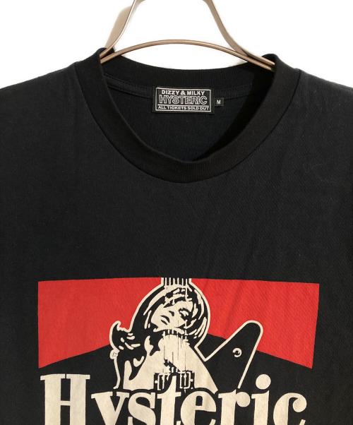 Hysteric Glamour（ヒステリックグラマー）Hysteric Glamour (ヒステリックグラマー) GREATEST PARTY SOUNDS T ブラック サイズ:Mの古着・服飾アイテム