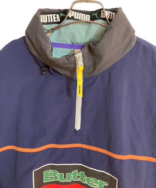 PUMA（プーマ）PUMA (プーマ) BUTTER GOODS (バターグッズ) LIGHTWEIGHT POP OVER TOP ネイビー サイズ:Mの古着・服飾アイテム