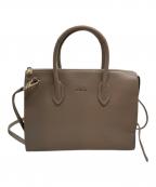 FURLAフルラ）の古着「PIN M SATCHEL 2WAYショルダーバッグ」｜ベージュ