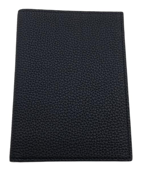 bonaventura（ボナベンチュラ）BONAVENTURA (ボナベンチュラ) シュリンクレザーパスポートケース ブラックの古着・服飾アイテム