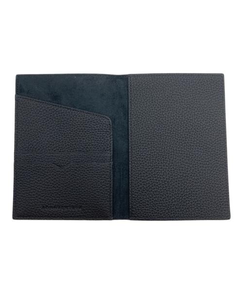 bonaventura（ボナベンチュラ）BONAVENTURA (ボナベンチュラ) シュリンクレザーパスポートケース ブラックの古着・服飾アイテム