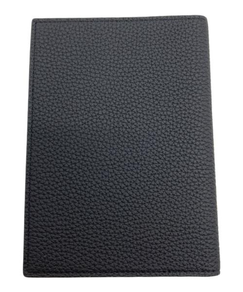 bonaventura（ボナベンチュラ）BONAVENTURA (ボナベンチュラ) シュリンクレザーパスポートケース ブラックの古着・服飾アイテム