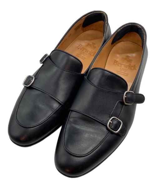 berwick（バーウィック）berwick (バーウィック) バーウィック ダブルモンク ブラック サイズ:24.5㎝の古着・服飾アイテム