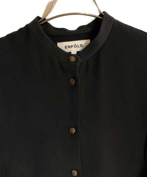 ENFOLD（エンフォルド）ENFOLD (エンフォルド) WIDE-SLEEVES SHIRT/ワイドスリーブシャツ グレー サイズ:38の古着・服飾アイテム