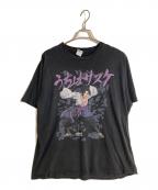 PORT&COMPANYポートアンドカンパニー）の古着「アニメTシャツ」｜ブラック