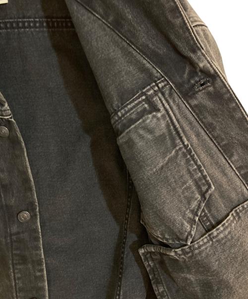 Calvin Klein Jeans（カルバンクラインジーンズ）Calvin Klein Jeans (カルバンクラインジーンズ) 90s ブラックデニムトラッカージャケット ブラック サイズ:Sの古着・服飾アイテム