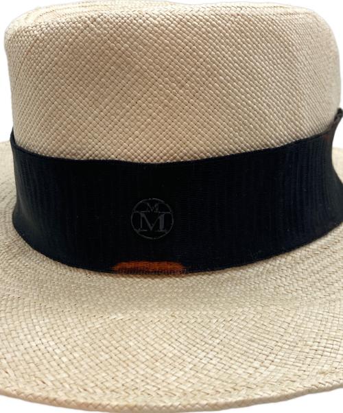 MAISON MICHEL（メゾンミッシェル）MAISON MICHEL (メゾンミッシェル) ストローハット ベージュの古着・服飾アイテム