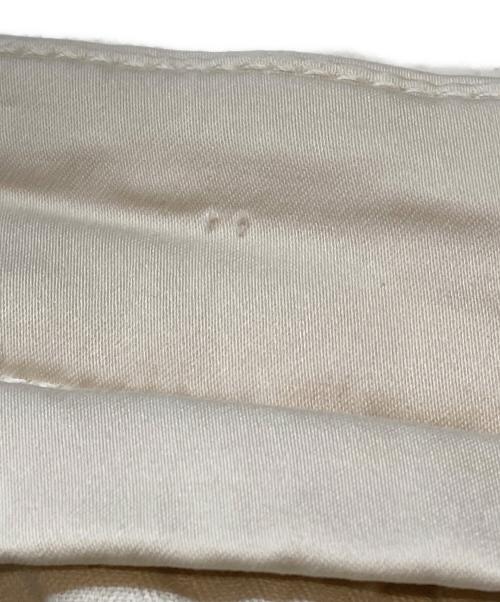 BRIGLIA 1949（ブリリア 1949）BRIGLIA 1949 (ブリリア 1949) BEAMS (ビームス) ストレッチコットン 2プリーツパンツ アイボリー サイズ:48の古着・服飾アイテム