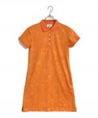 BRIEFINGブリーフィング）の古着「ポロシャツワンピース」｜オレンジ
