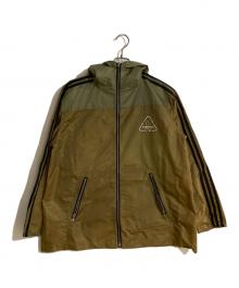 LEMONED（レモネード）の古着「ラインパーカー」｜オリーブ