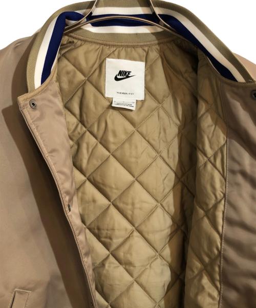 NIKE（ナイキ）NIKE (ナイキ) Dugout Satin Jacket/ダグアウトサテンジャケット ブラウン サイズ:Sの古着・服飾アイテム