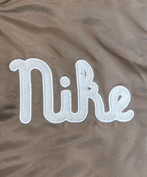 NIKE（ナイキ）NIKE (ナイキ) Dugout Satin Jacket/ダグアウトサテンジャケット ブラウン サイズ:Sの古着・服飾アイテム