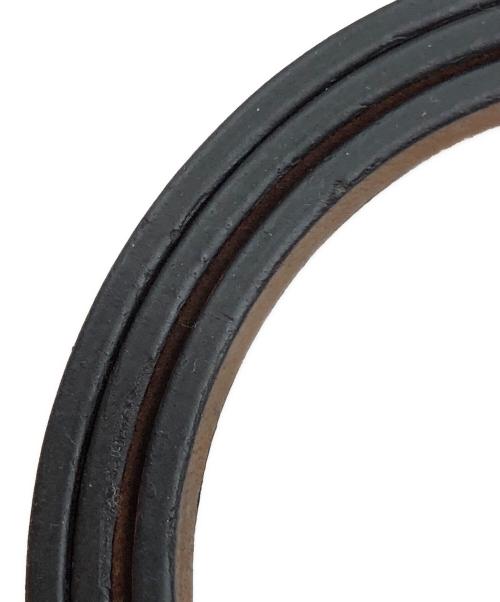 LOEWE（ロエベ）LOEWE (ロエベ) ダブルバングルセット レッド×ブラウンの古着・服飾アイテム