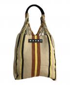 MARNIマルニ）の古着「MARKET HAMMOCK BAG/マーケットハンモックバッグ」｜ブラウン